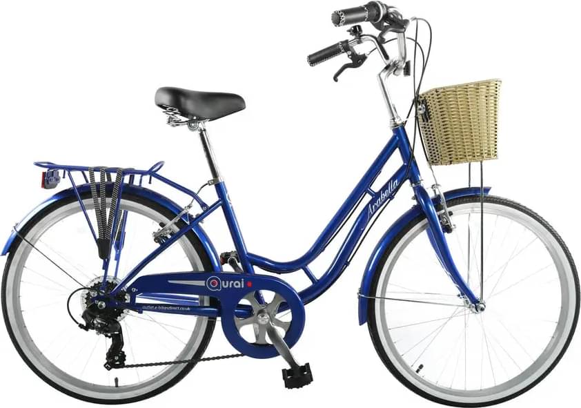AURAI Arabella Junior Girls Traditional Heritage Bicycle, 24" Wheel