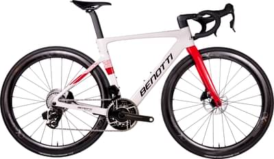 Benotti AERO SL SRAM RED AXS incl. Powermeter, ULTRA 60CX - Offwhite Red