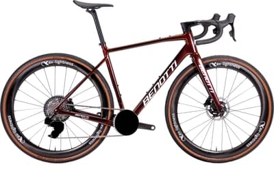 BENOTTI GRAVEL R SRAM Force AXS E1, 2x12 incl. Powermeter, ULTRA 45CX - Chameleon Red Gold
