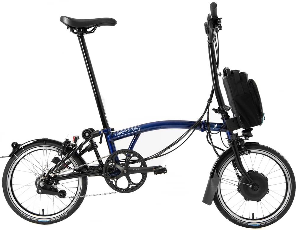 BROMPTON Electric C Line Explore Folding Bike - Mid