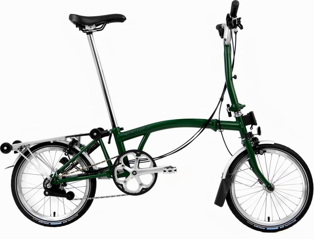 BROMPTON C Line Explore Folding Bike with Rack - Mid