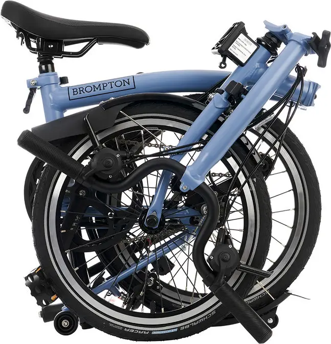 Brompton C Line Explore - Dune Sand - 6 Vitesses - Guidon Haut - Vélo Pliant 2024