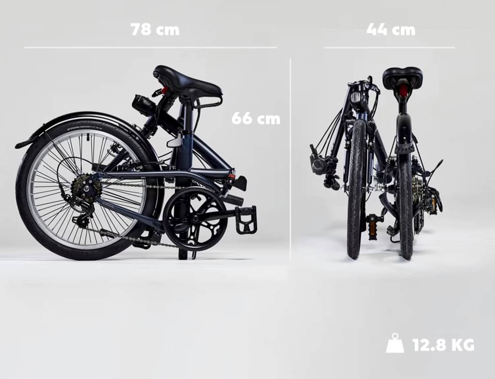 Bicycle VÃ©lo Pliant Btwin Hoptown 320 Prix Vélo Pliant Batterie