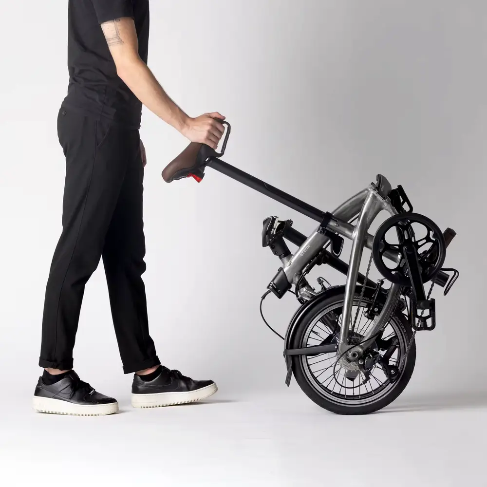 2024 B’TWIN Ultra-Compact Folding Bike Fold Light 1 Second Aluminium ...