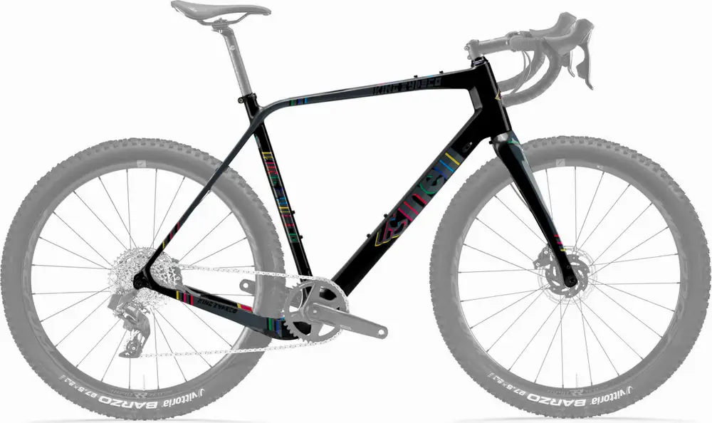 Cadre Vélo Gravel Cinelli King Zydeco – Carbone, 51 Cm, Jaune, Neuf