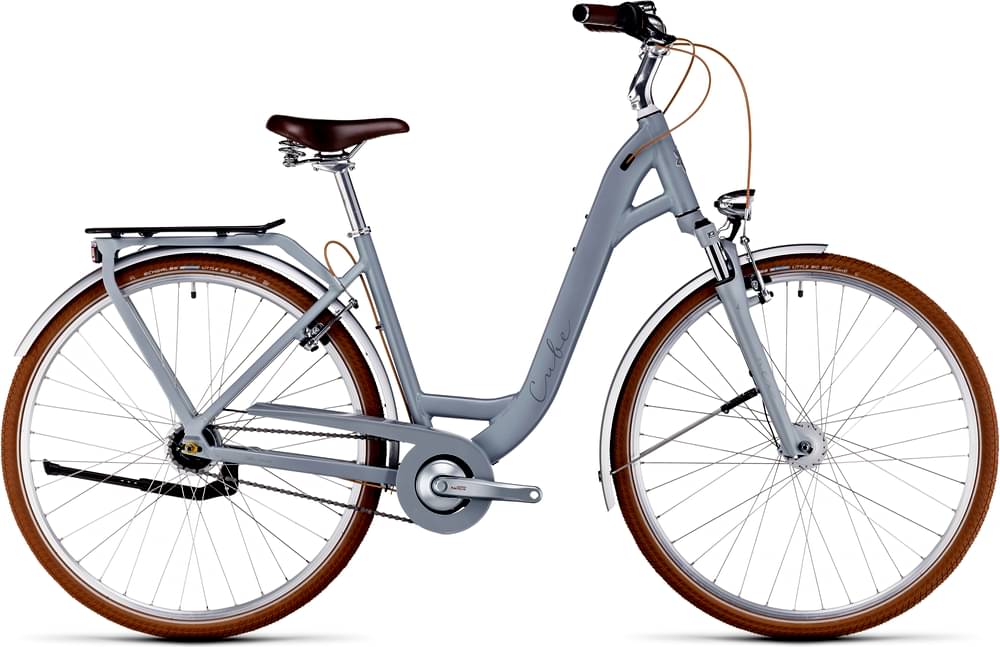velo e bike klapprad frieso MYVELO Berlin Elektro Größe:L - for 165 - 190 cm stein Cube Fahrräder in lila