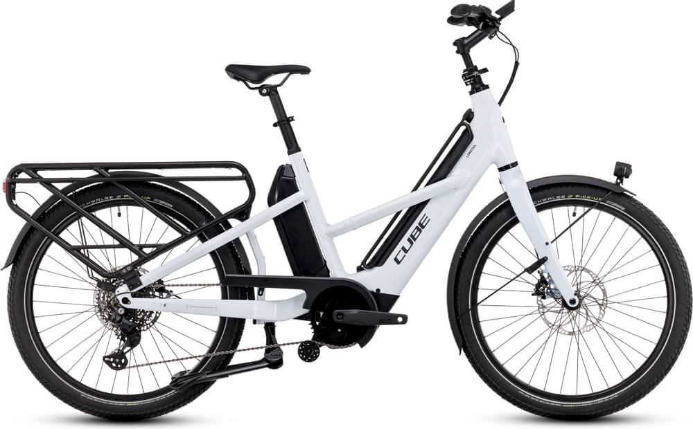 gudereit e-bike damen tiefeinsteiger EC-5.8 City E-Bikes gebraucht s_2200+ Farbe:Graphitschwarz Beutel für Brot und