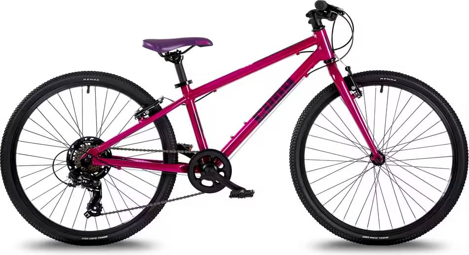 CUDA Lightweight Kids Mountain Bike for 7-10 Year Children 7 Speed 24 Wheel