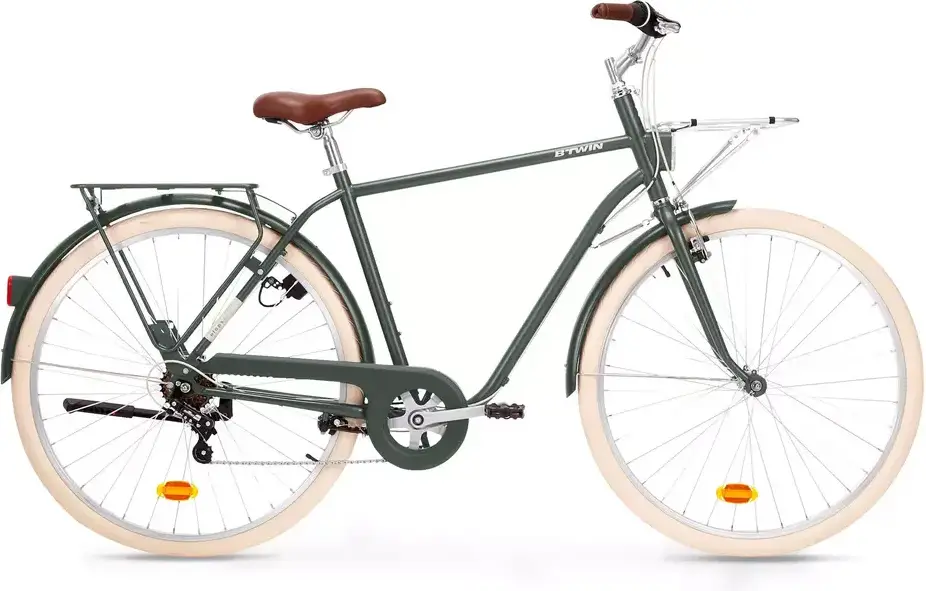 自転車本体 BTWIN ELOPS 520 2021 ELOPS 520 Raised Frame City Bike – Specs, Comparisons