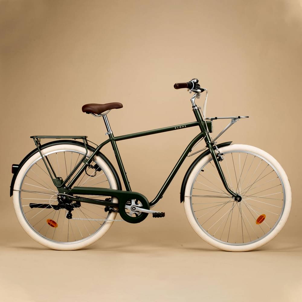 自転車本体 BTWIN ELOPS 520 City bike BTWIN Elops 520 Low Frame Midnight blue