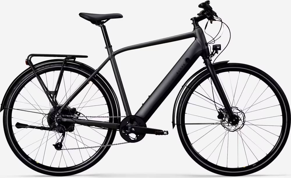 Elops Long Distance 500 Electric Assist City Bike Step-Over Frame