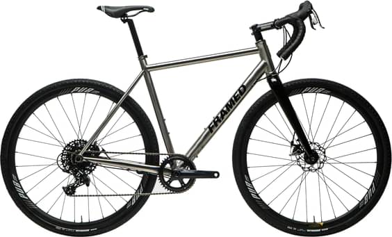 Framed Basswood Titanium Rival AXS 1x11 Gravel Bike w/ Carbon Wheels