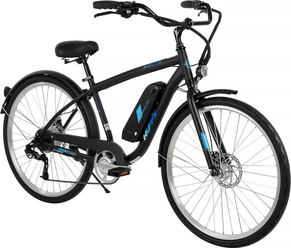 Huffy Everett + Men's 27.5" Electric Comfort Bike