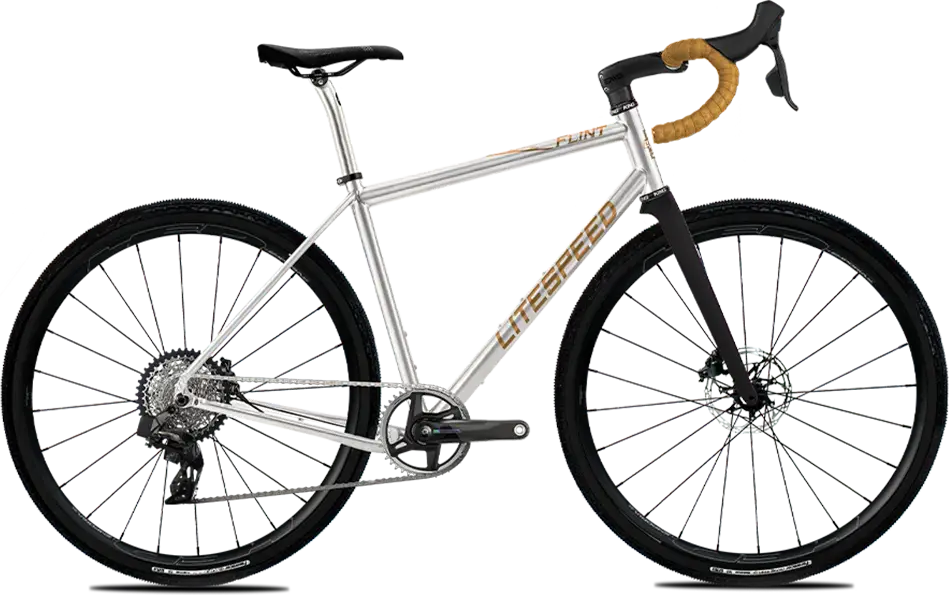 2024 Litespeed Flint FI Titanium Bicycle SRAM Rival XPLR Etap AXS 12 ...