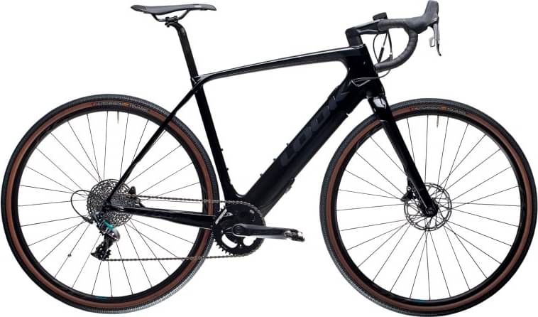 LOOK E-765 GRAVEL Full Black Reflect Glossy