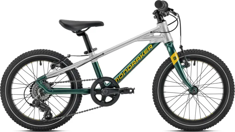 Mondraker LEADER 20 Kids Bike - Racing Silver & Ohlins Yellow main image 1