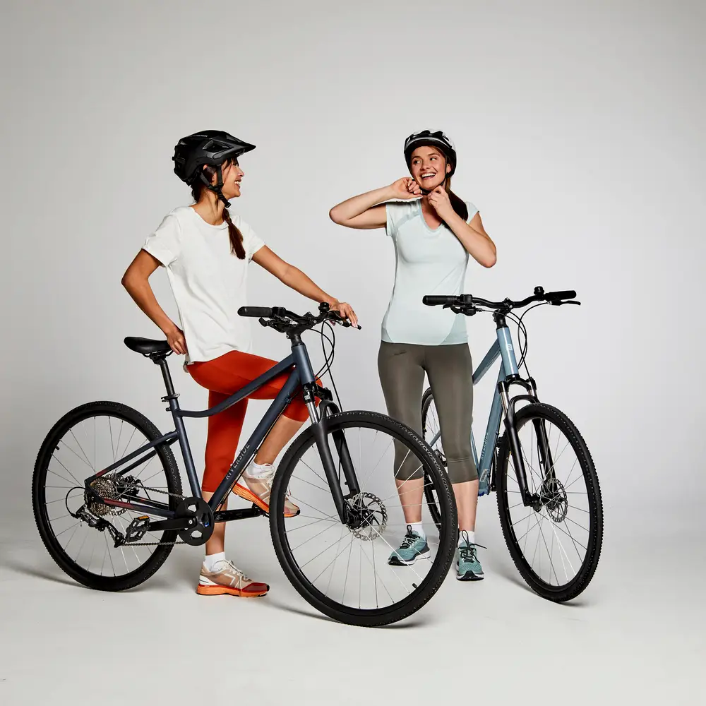 2023 RIVERSIDE Lightweight 9-speed, single-chainring hybrid bike ...