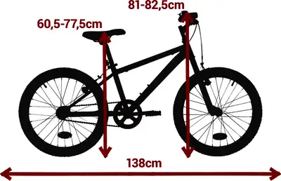 2024 Rockrider ST 120 Kids' 20-Inch 6-9 Years Mountain Bike