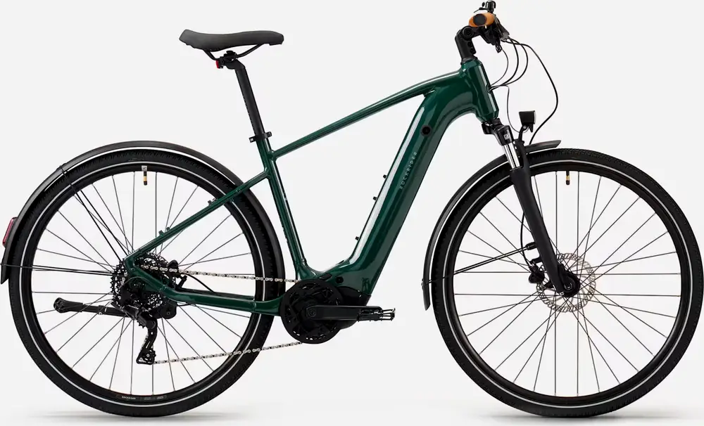 2025 Rockrider E-Bike SUV Trekkingrad 28 Zoll E-ACTV 500 HF Yamaha grün ...