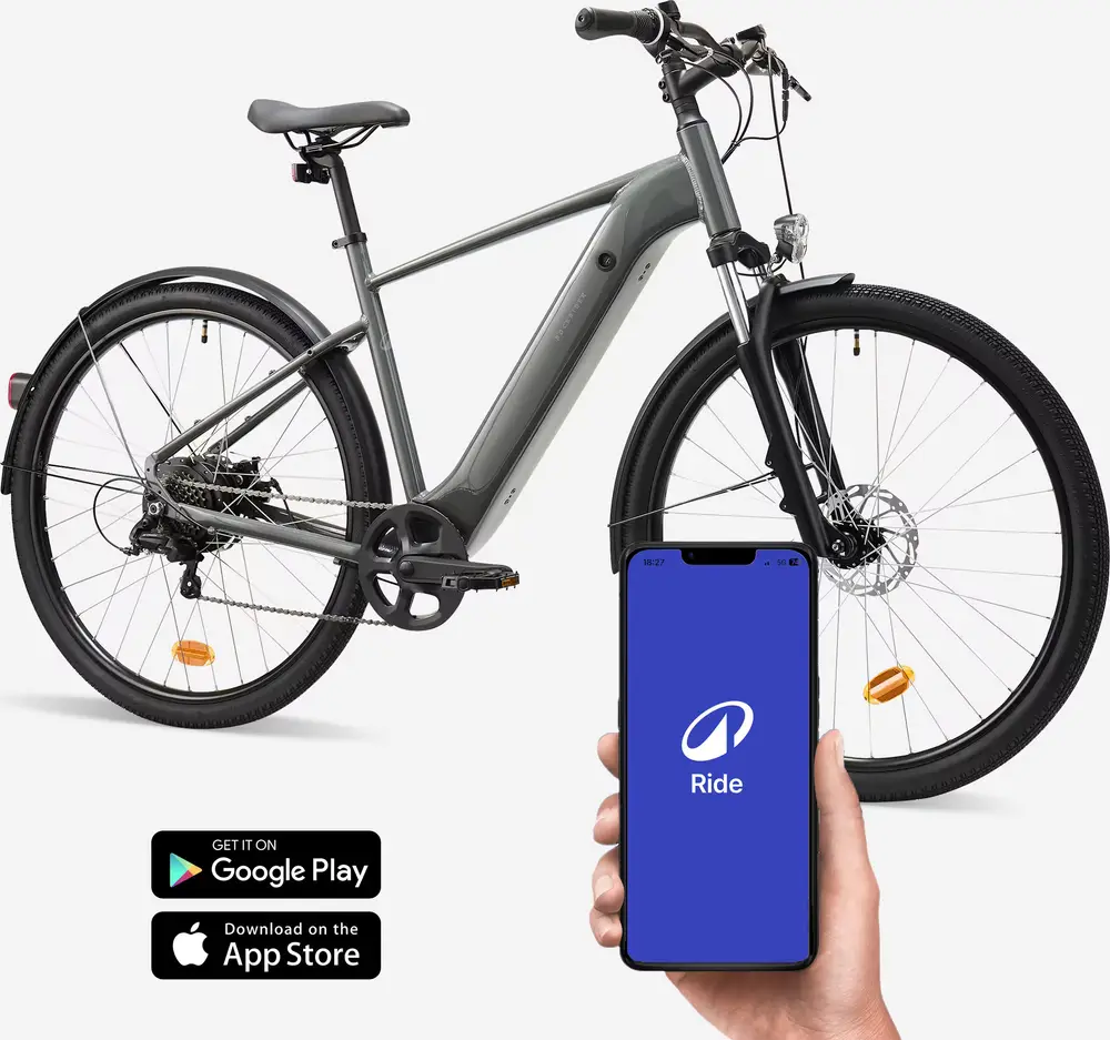 2025 Rockrider High Frame Electric Hybrid Bike, E-ACTV 100 – Specs ...