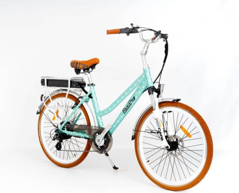 ROODOG Polka Dot Step Through Hybrid , 10Ah - Polka