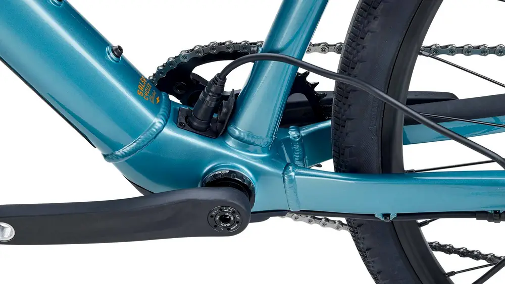 Salsa Confluence Flat Bar Cues 11 Ebike - Dark Cyan Large main image 1