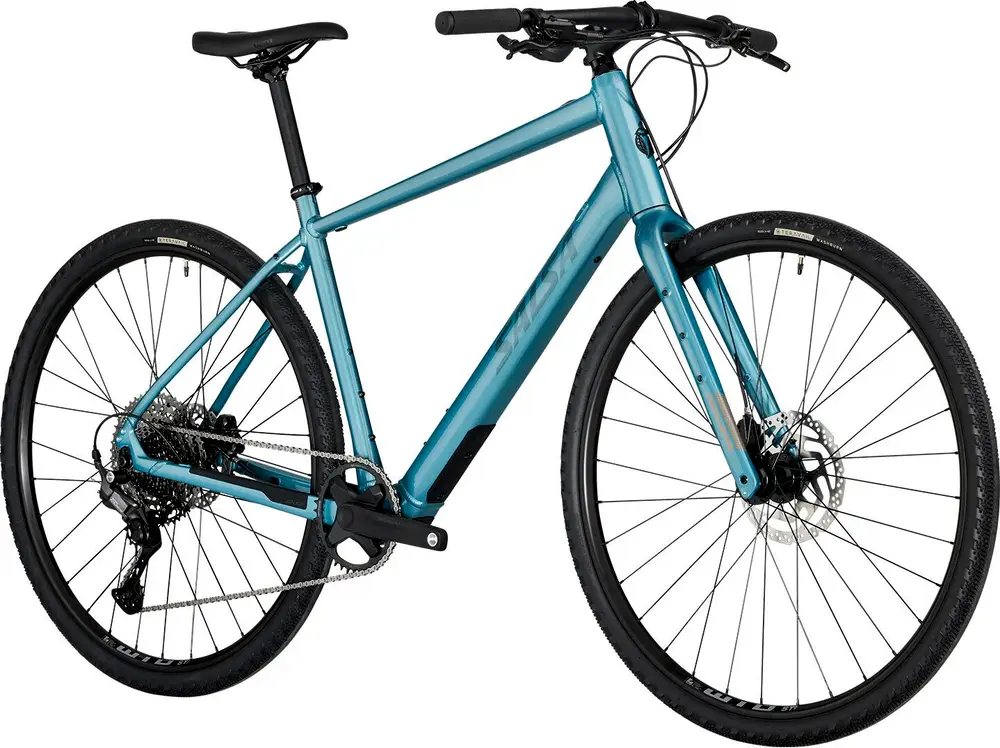 Salsa Confluence Flat Bar Cues 11 Ebike - Dark Cyan Large main image 0