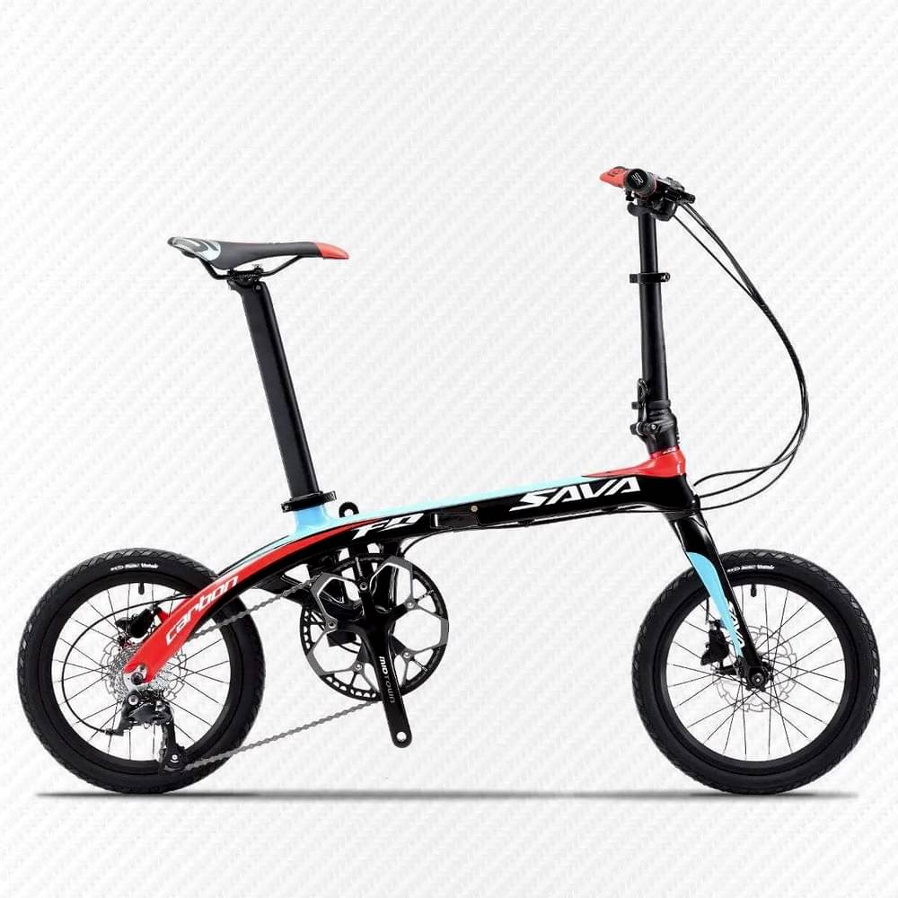 Sava Z2 Carbon Folding Bike 16'' Commuter Bikes Shimano SORA 9Speed