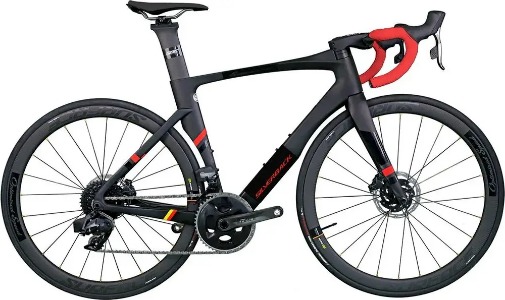 2022 Silverback Scarosso Red AXS incl Power Meter w Surface Carbon ...