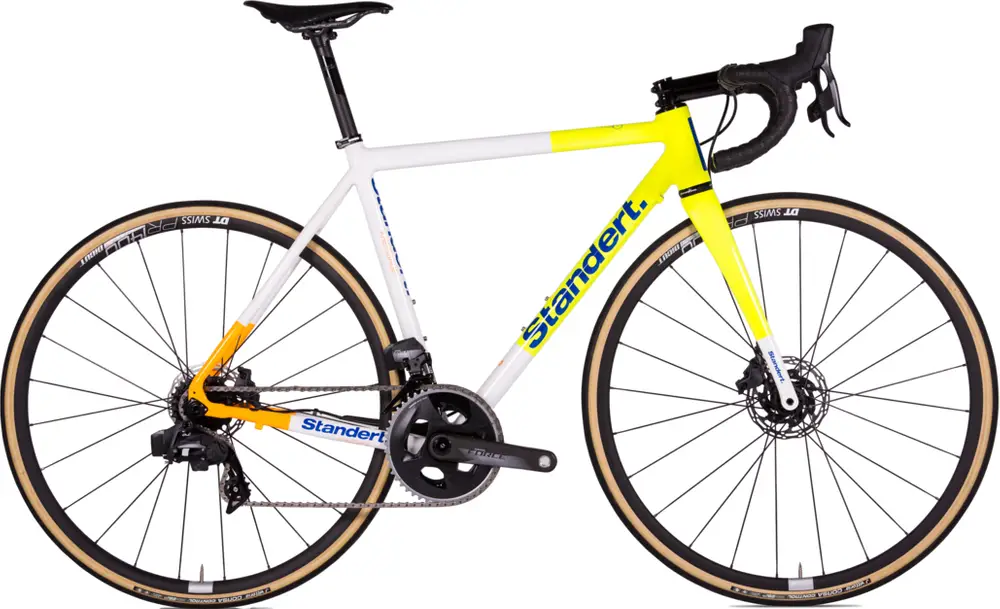Standert Kreissage 2nd Cut Disc Di2セット Standert's Kreissäge 2nd Cut DISC Road Bike is Made in Italy