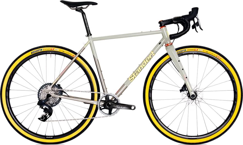 Standert Erdgeschoss Stainless Ka-Pow! Khaki Sram 1x Rival XPLR eTap AXS + Force Crank 2023