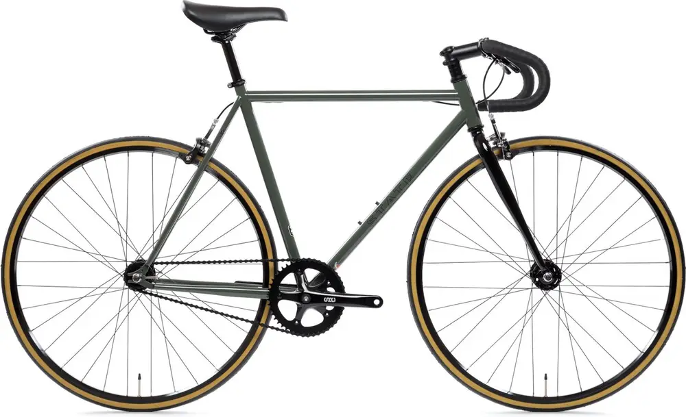 state bicycle black label army green