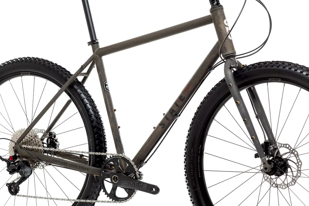 2023 State Bicycle Co. 4130 AllRoad Flat Bar Raw Phosphate 700c