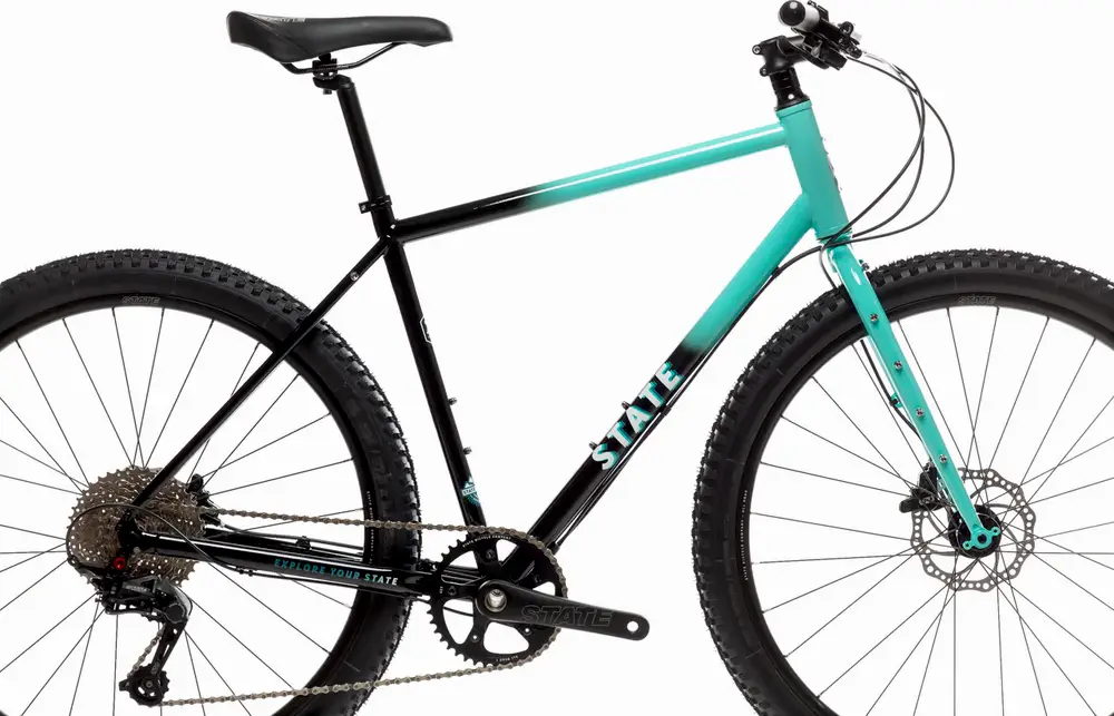 2023 State Bicycle Co. 4130 AllRoad Flat Bar Turquoise Fade 700c