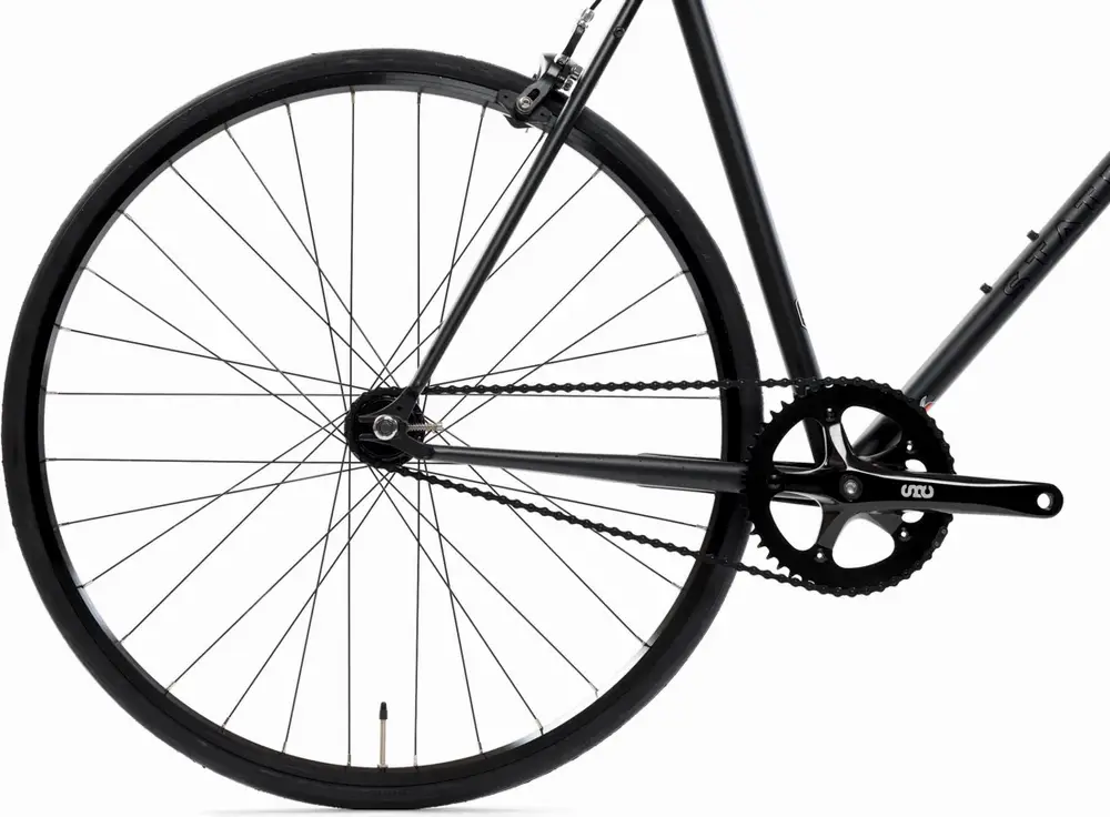 matte black fixed gear bike
