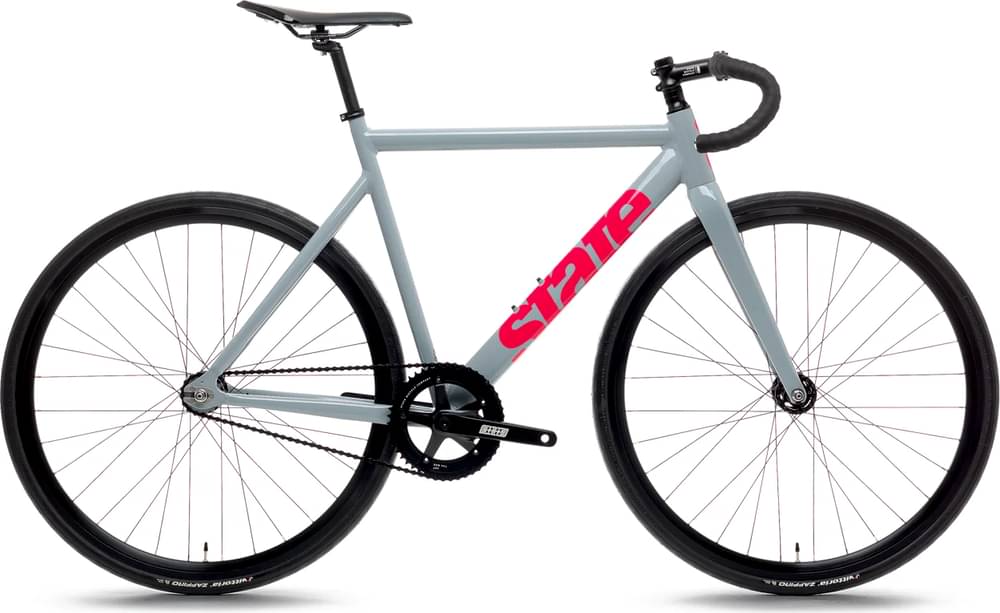 Statebicycleco 6061 Black Label v3 Grey / Fuchsia