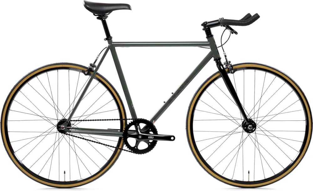 STATEBICYCLECO 4130 Army Green Fixed Gear / Single-Speed