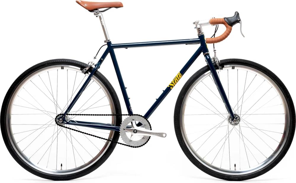STATEBICYCLECO 4130 Navy / Gold Fixed Gear / Single-Speed
