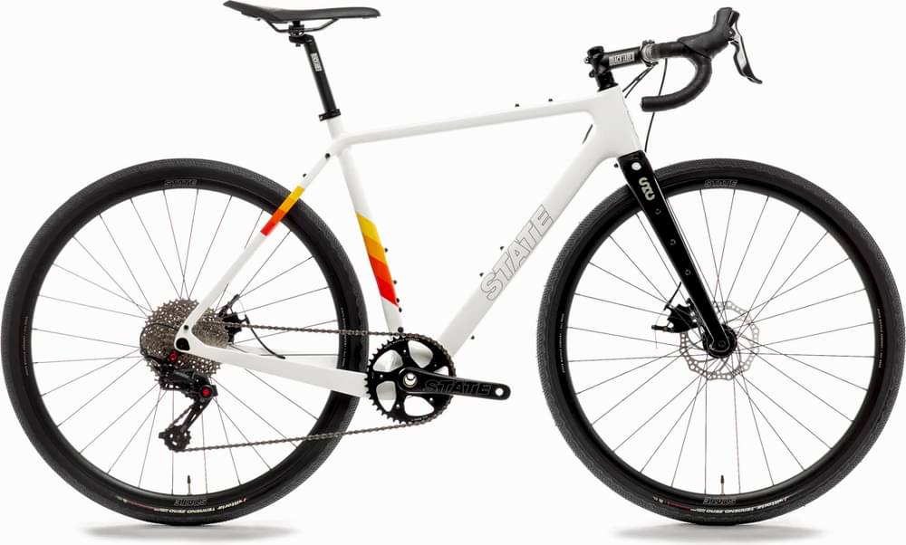 Statebicycleco Carbon All-Road White / Ember 700c