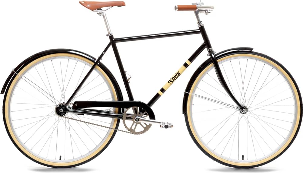 Statebicycleco City Black & Tan Single-Speed