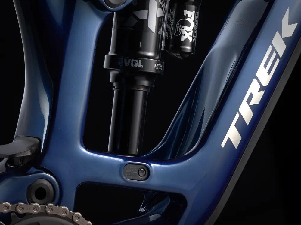 FUEL+ MX 9.8 XT Di2 Electric Bike - Gloss Navy Smoke/Matte Trek Black