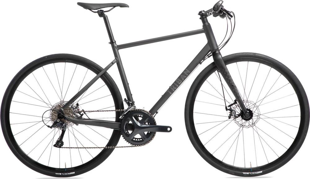 Triban Cycle Touring Flat Bar Road Bike RC500 (Disc Brake)