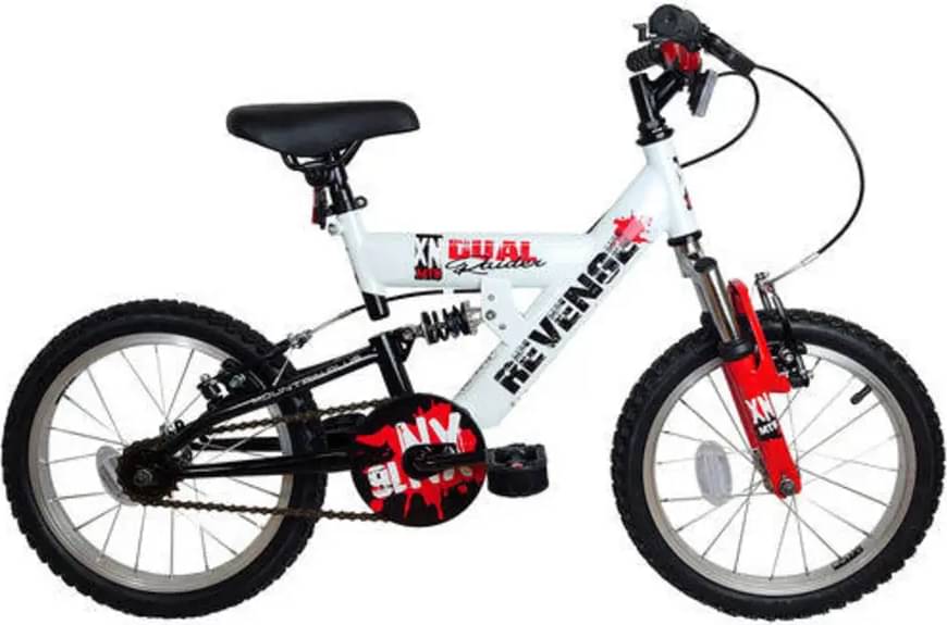 XN Revenge Boys Full Suspension Mountain Bike 16in Wheel